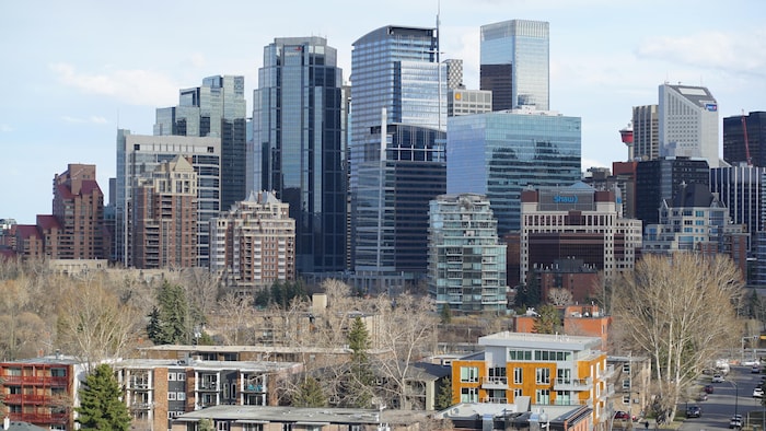 Une vue du centre-ville de Calgary.