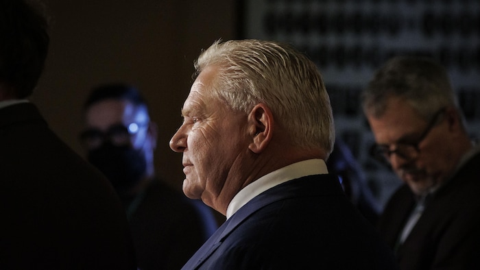 Photo de Doug Ford de profil.