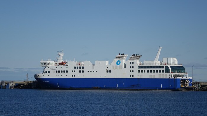 Le F.-A.-Gauthier au quai de Matane.