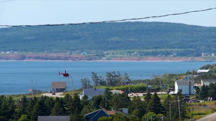 Des résidents de Percé sont dérangés par les tours d'hélicoptère qu'offre l'entreprise Passport Hélico.