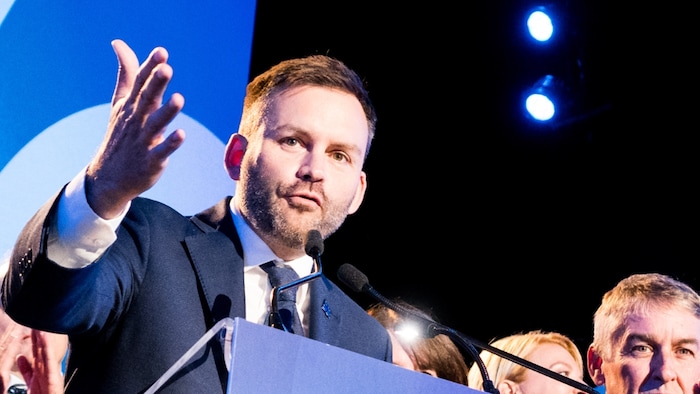 Le chef du Parti québécois, Paul St-Pierre Plamondon.