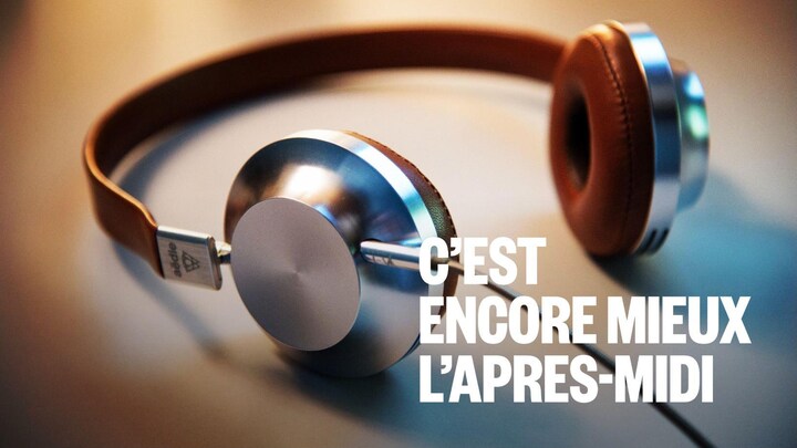 Un casque d'écoute