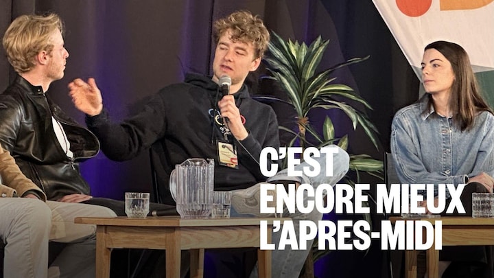 Gaspard G discute avec un sheet dans le cadre du Festival planetary du journalisme