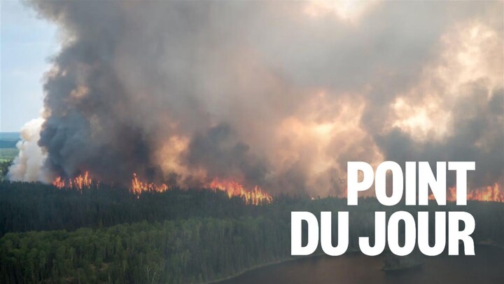Les feux dans le nord de la Saskatchewan l'an passé.