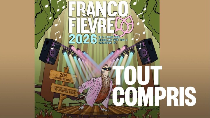Affiche du spectacle du Franco Fièvre 2026
