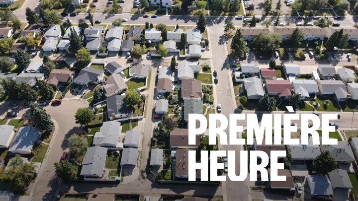 Un quartier résidentiel vu de haut.