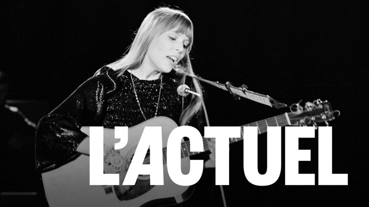 La chanteuse canado-américaine Joni Mitchell.