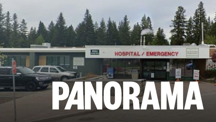 La façade du service des urgences de 100 Mile House.