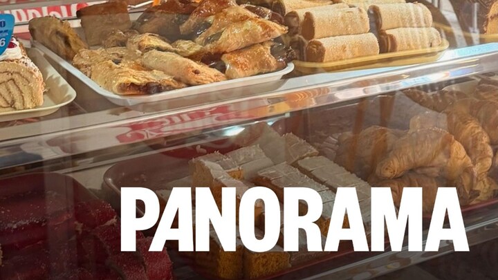 Vitrine d'une pâtisserie en Colombie.