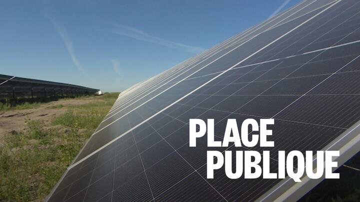 Des panneaux solaires.
