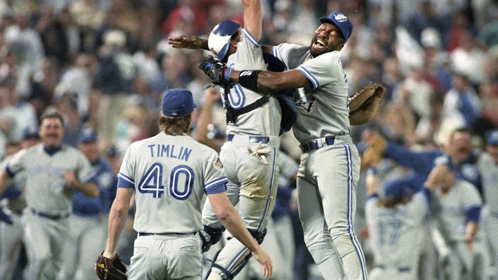 Les Blue Jays ont remporté la série mondiale à deux reprises en 1992 et 1993 depuis leur arrivée à Toronto en 1977.
