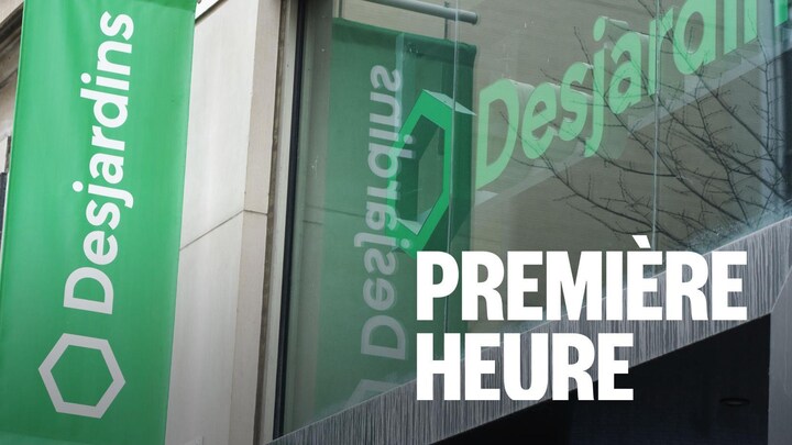 La devanture d'une succursale de la Caisse Desjardins.