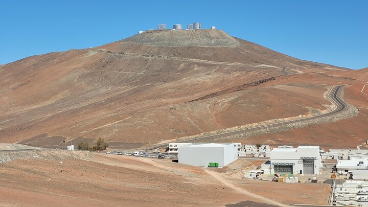 L'observatoire dans le désert.