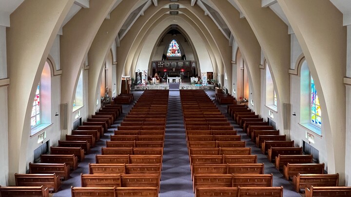 Intérieur de l'église.