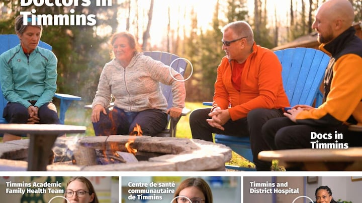 Des vidéos sur la plateforme Doctors in Timmins sur le site web Move to Timmins.