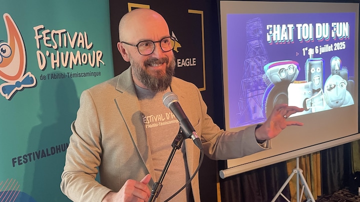 Robert-André Adam, président du Festival d’humour de l’Abitibi-Témiscamingue.
