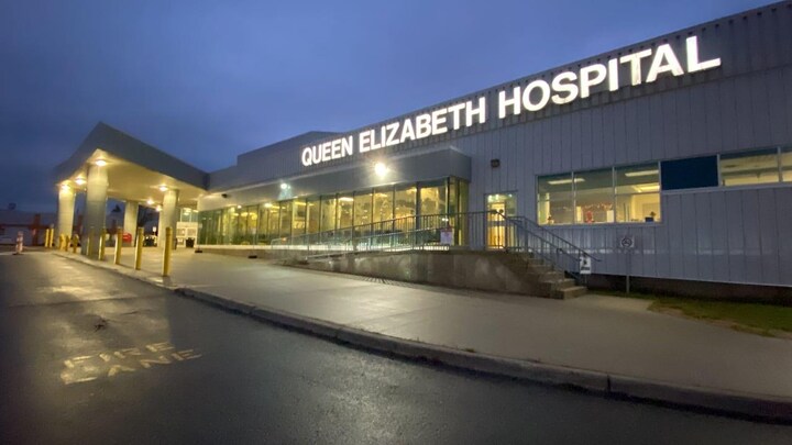 L'entrée de l'hôpital 