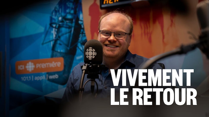 Vincent Franche-Lombart pose La question Franche à l'émission Vivement le retour.