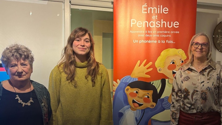 Portrait de Michelle Lefort, Emmanuelle Landry-Roy et Lise Lachapelle.