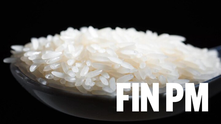 Une cuillère de riz.