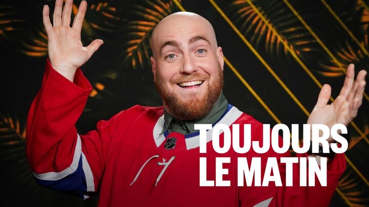 Phil Roy porte un chandail du Canadien de Montréal.