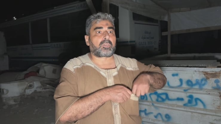 'Hunger makes you do bad things,' said Abdul Mohsen Fayyad, as Palestinians in Gaza have been waiting for weeks for aid to enter the enclave. 