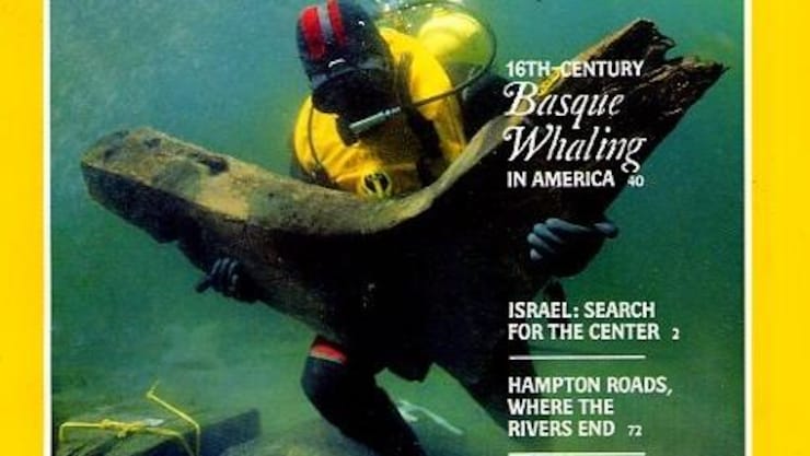 Portada de la revista National Geographic en julio de 1985. 