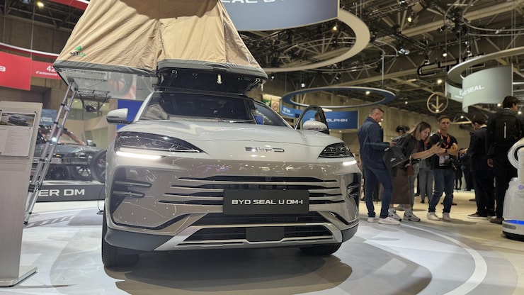 Un vehículo eléctrico chino BYD.