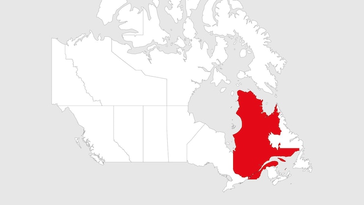 Quebec es la provincia canadiense con mayor superficie, con 1 667 712 km².