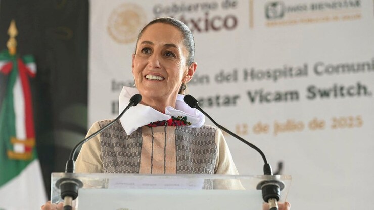 الرئيسة المكسيكية كلوديا شينباوم.