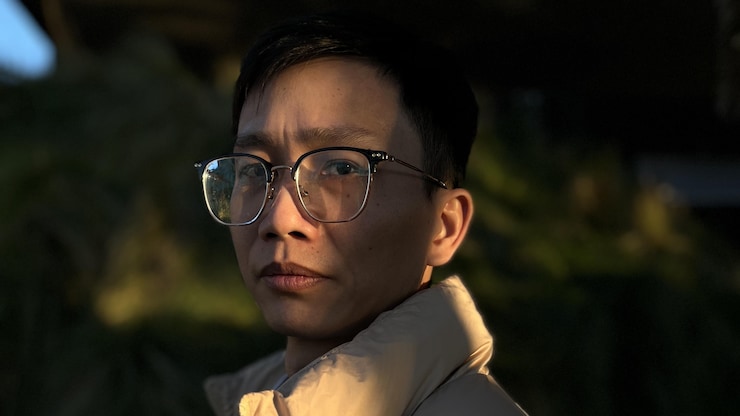 中国前间谍Eric在澳大利亚接受加拿大广播公司的采访。