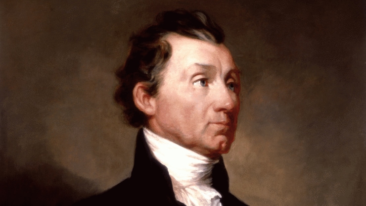 Le président James Monroe.