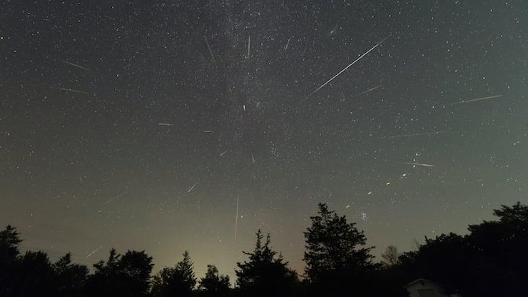 英仙座流星。