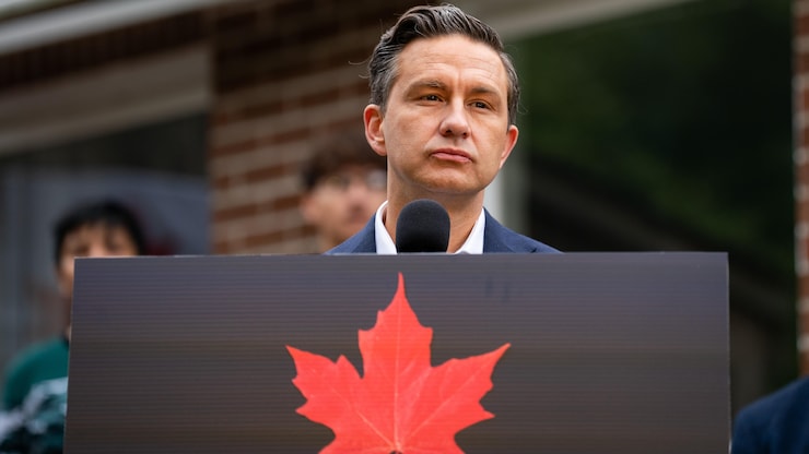 保守党领袖博励治（Pierre Poilievre）。