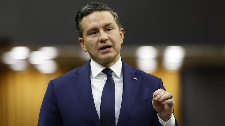  Le chef conservateur Pierre Poilievre pendant la période de questions au Parlement, à Ottawa, le jeudi 5 février 2026. 