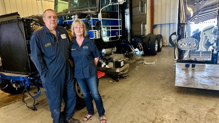 Ron and Francie Langevin worry about the future of the trucking industry. They suspect companies that use the Driver Inc. model also cut corners when it comes to safety. 
