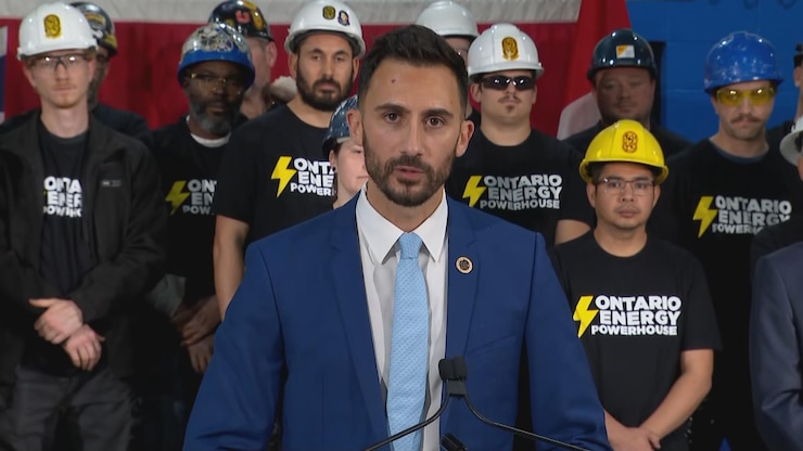 Ontario Energy Minister Stephen Lecce says the province is prepared to hold back "millions of dollars worth of valuable energy" from the U.S. if Trump goes ahead with his tariff threat. 