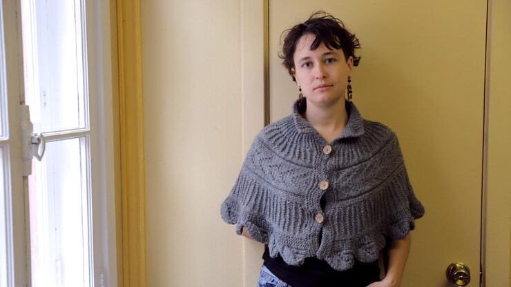 Véronique Tessier in her office. 