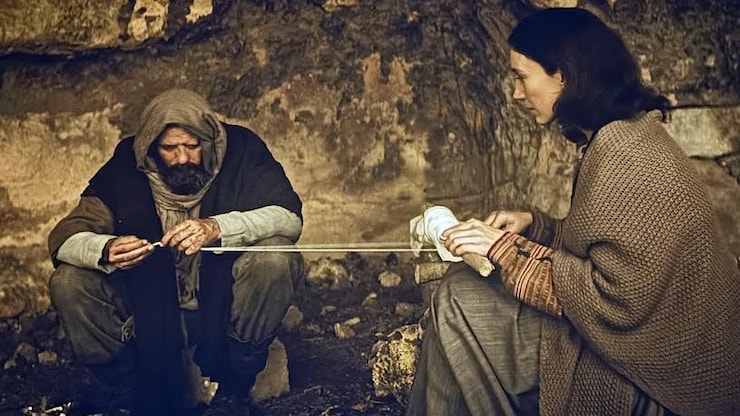مشهد الراعي مع زوجته في فيلم ’’يونان‘‘.
