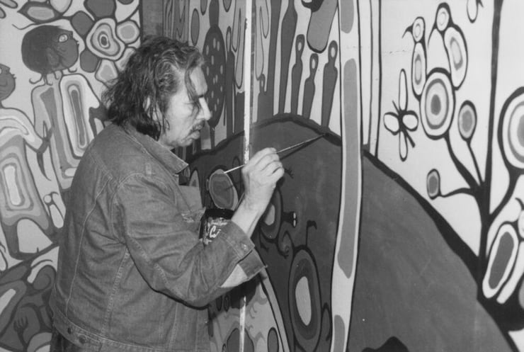 Norval Morrisseau painting.