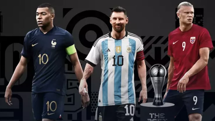 法國隊的姆巴佩（亦称麦巴比， Kylian Mbappé）、阿根廷隊的梅西（亦称美斯， Lionel Messi）和挪威疋的哈兰德（亦称夏兰特，Erling Haaland）。