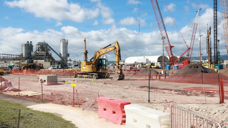 Chantier de construction.