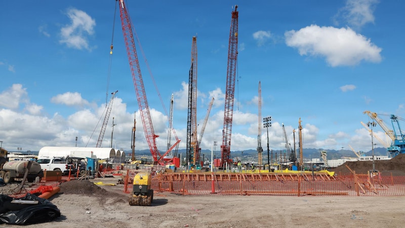 Chantier de construction.