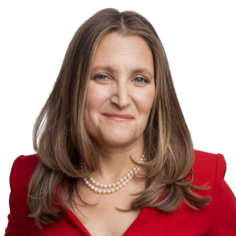Chrystia Freeland.