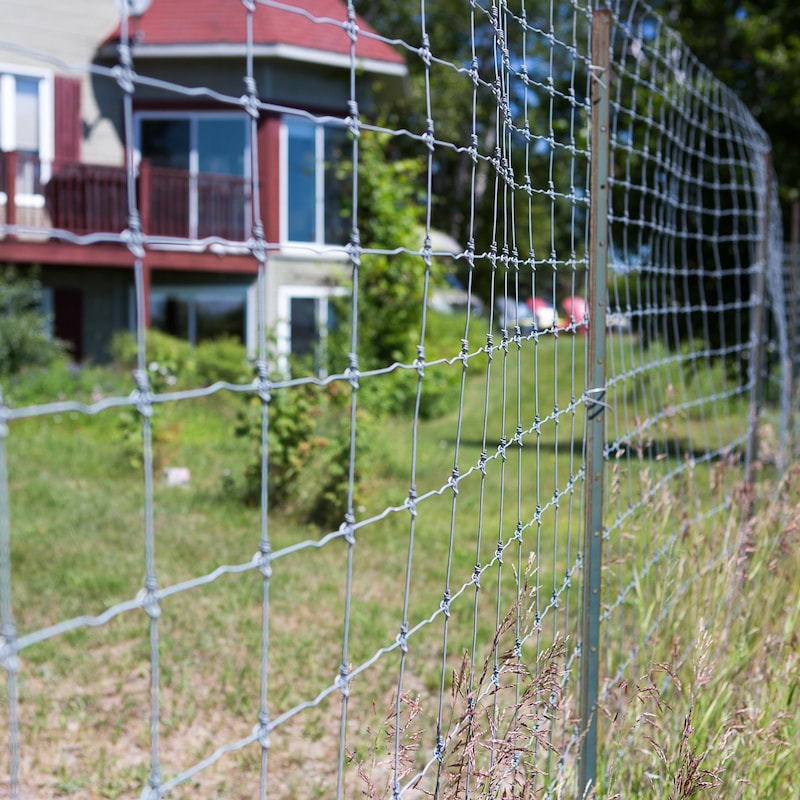 Une clôture devant une maison