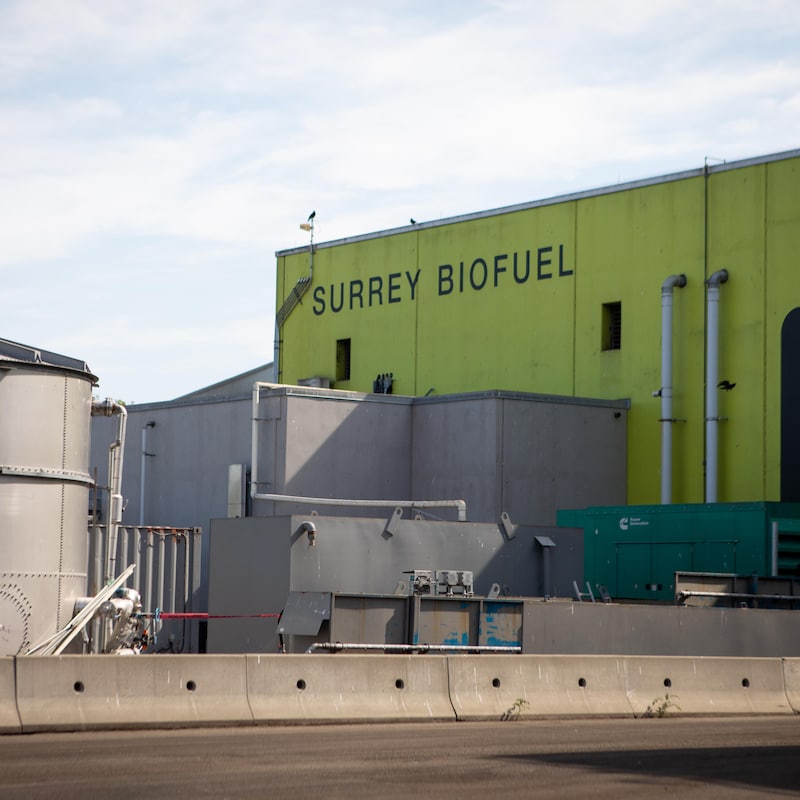L’usine de biométhanisation de Surrey, en Colombie-Britannique, en juin 2023.