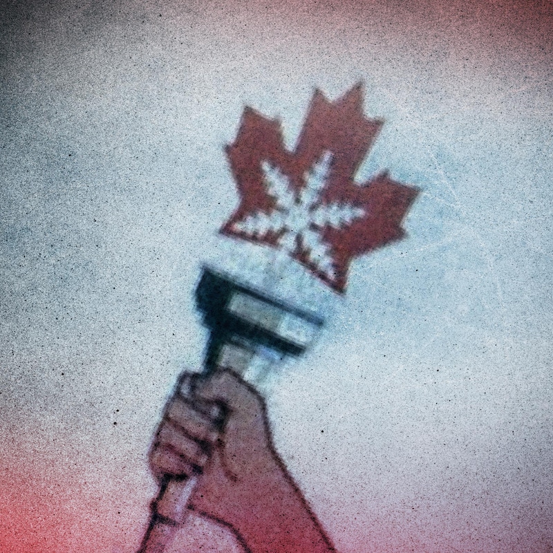 Illustration d'une main tenant une flamme.