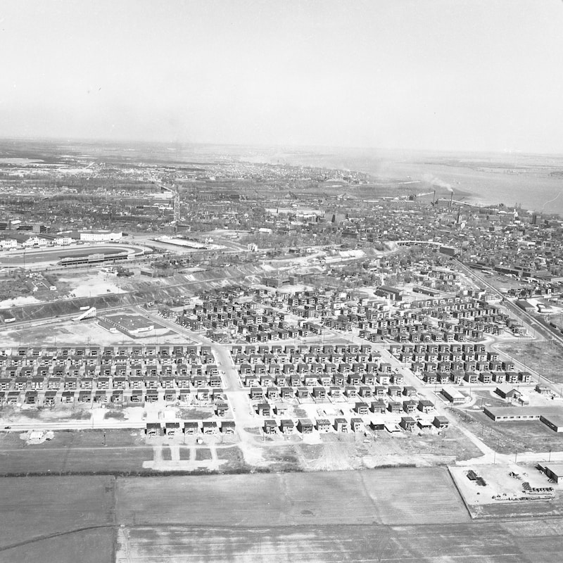 Le quartier Sainte-Marguerite dans les années 1950.