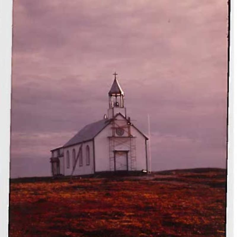 Photo d'époque de la chapelle de l'île de la Providence.