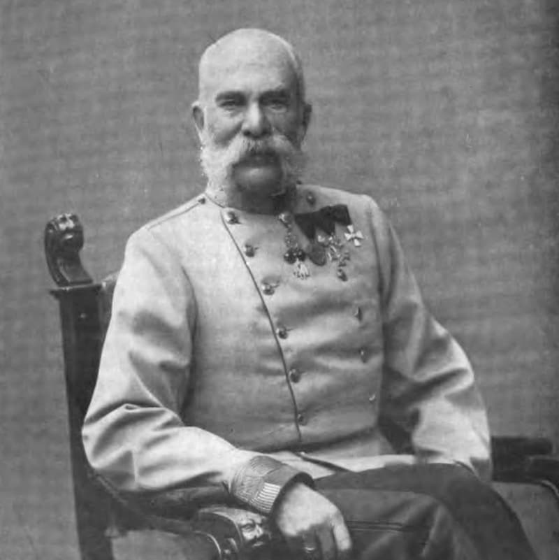 François-Joseph de Habsbourg en 1914.